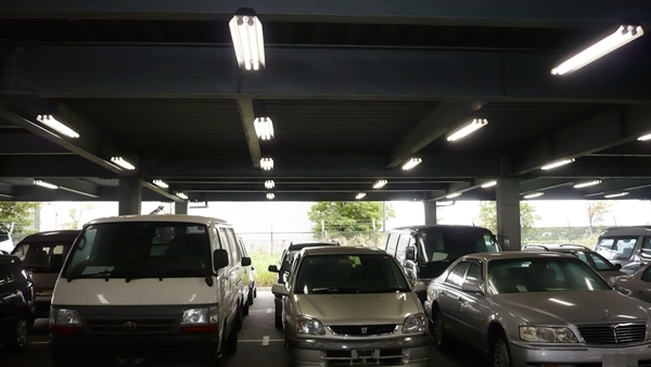 横浜の駐車場照明工事